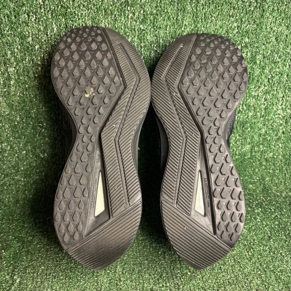 Nike Zoom Winflo 6 Triple Black Running Mesh Athletic Sneaker Black Mens Size 13